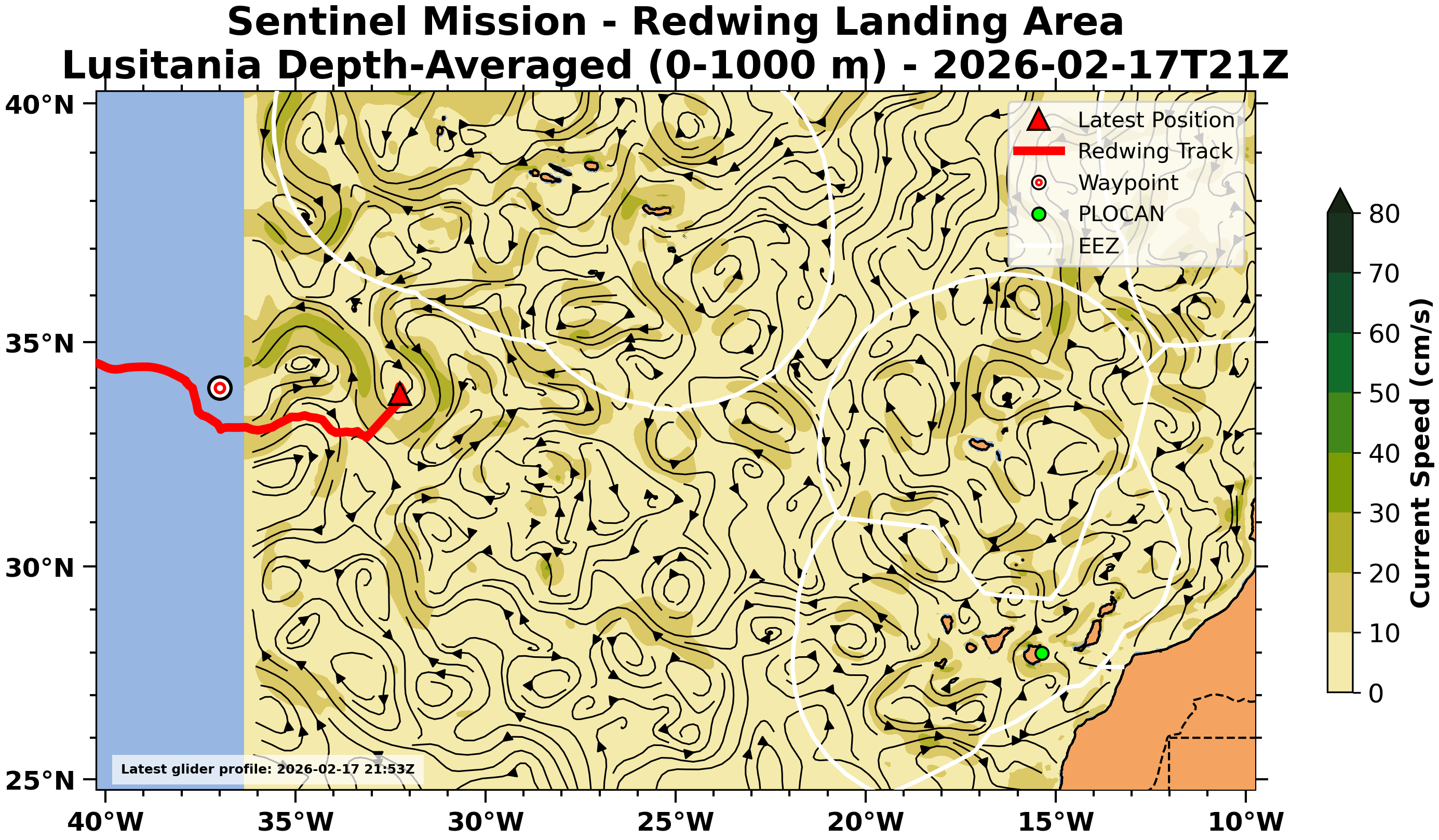 lusitania Surface Currents